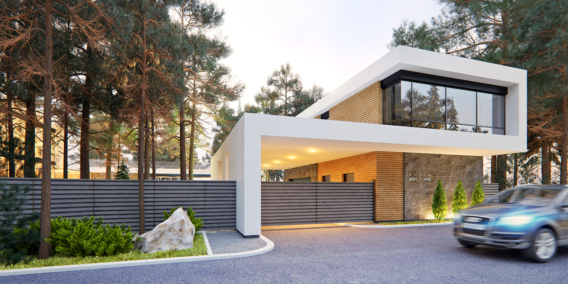 私家林间别墅 | 简约与舒适的完美结合-1