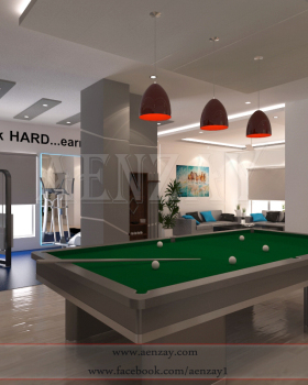 Software House Gym Area Designed by AenZay