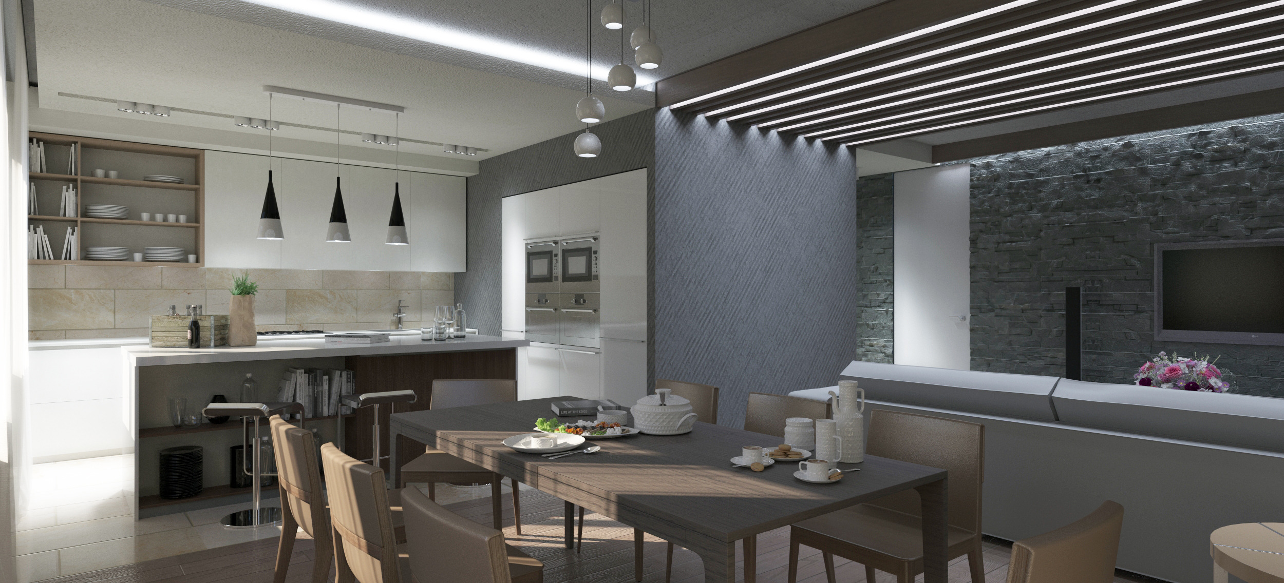 2016 年乡村独栋住宅室内设计-1