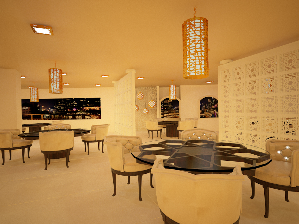 阿拉伯风情的现代演绎——"Arabesque"阿拉伯餐厅设计-19