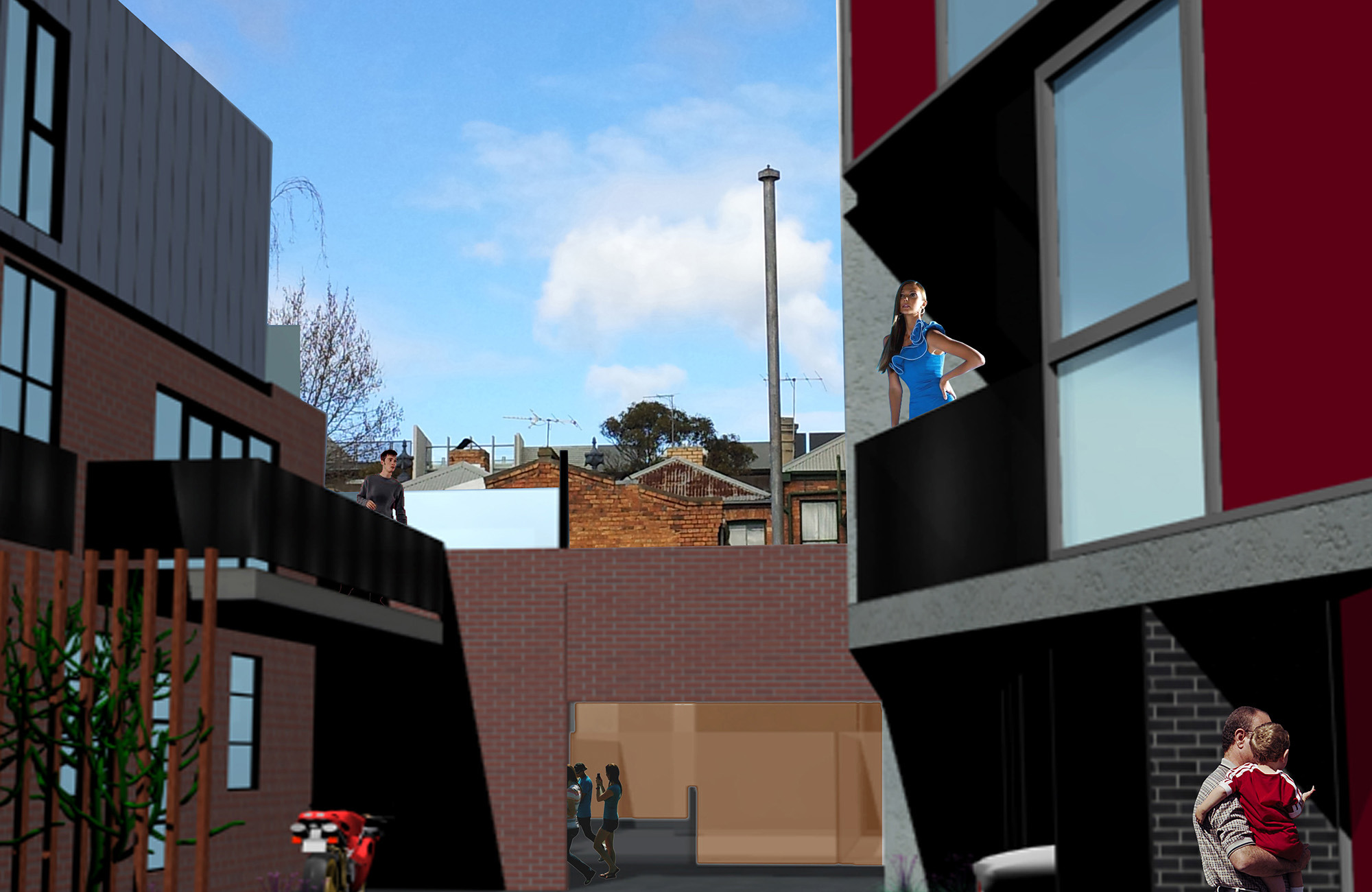 废弃工业区重生 打造绿意盎然的城市住宅-1