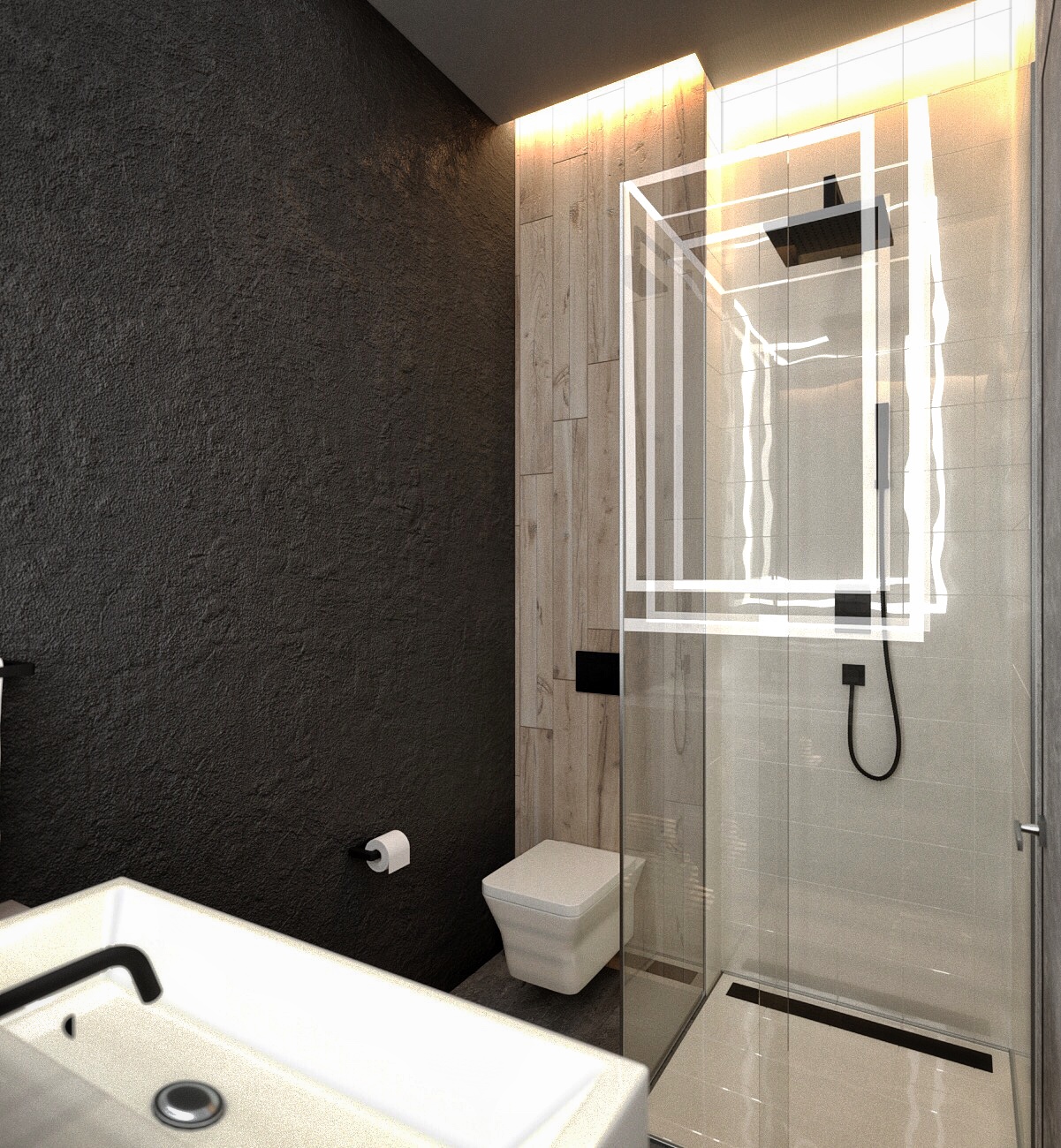 乌克兰极简私人住宅设计-29