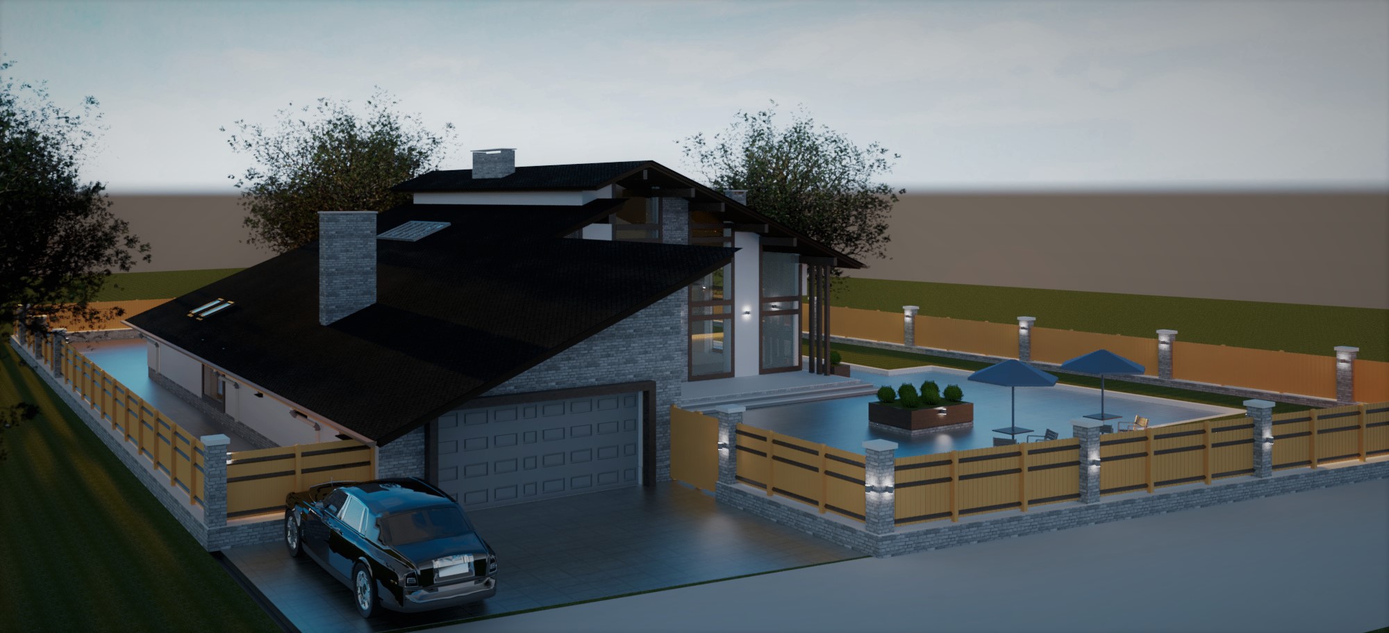 2019 年完工的 350 平米德国风格木框架住宅-2