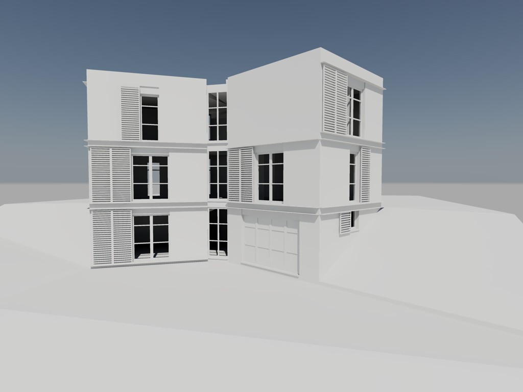 倾斜地块上的现代住宅设计-8