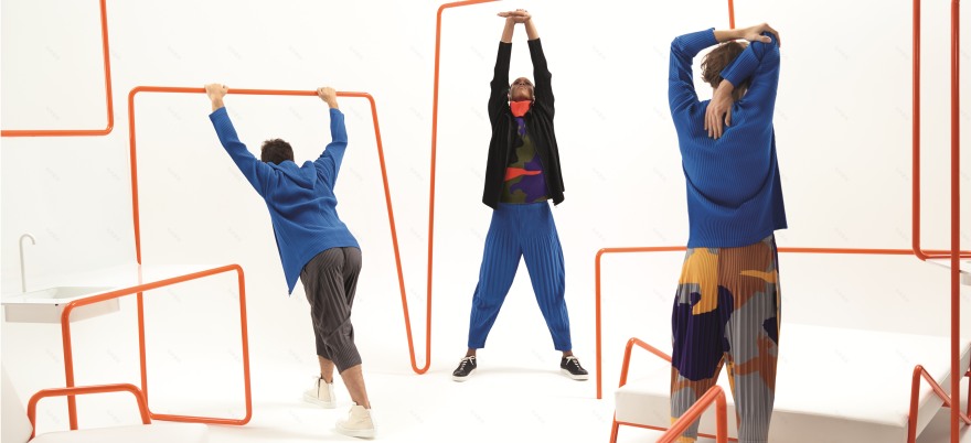 线之韵 · 三宅一生男士褶皱系列展-5