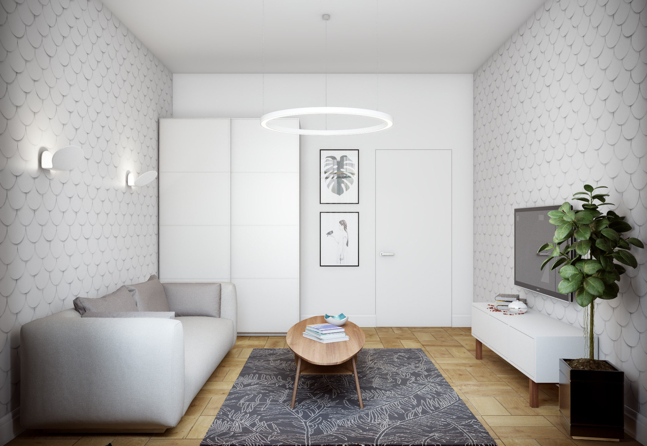 莫斯科郊区别墅时尚室内设计-48