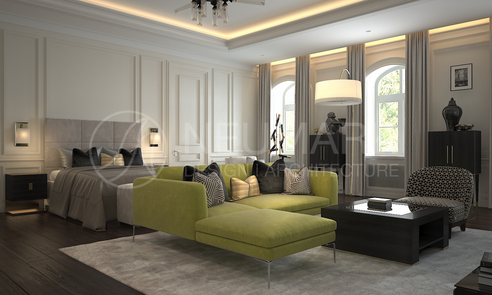 莫斯科英伦风豪华别墅设计-24