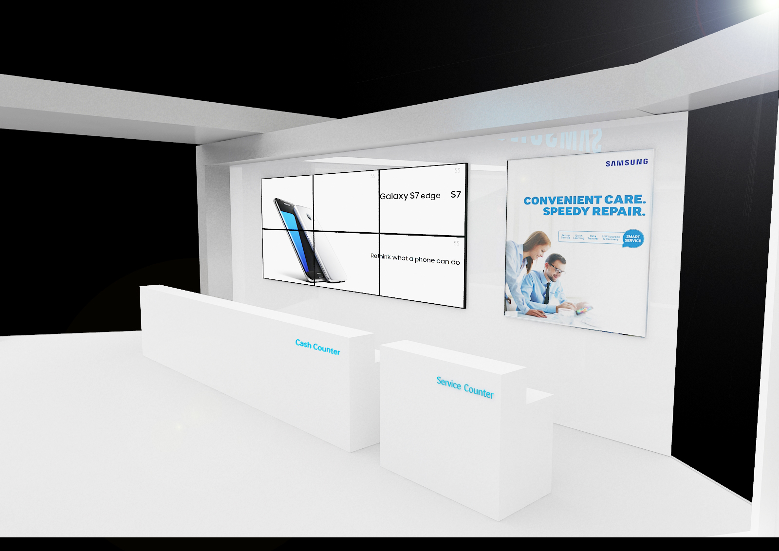 三星电子在 2016 年 GITEX Shopper 展位的室内设计-11