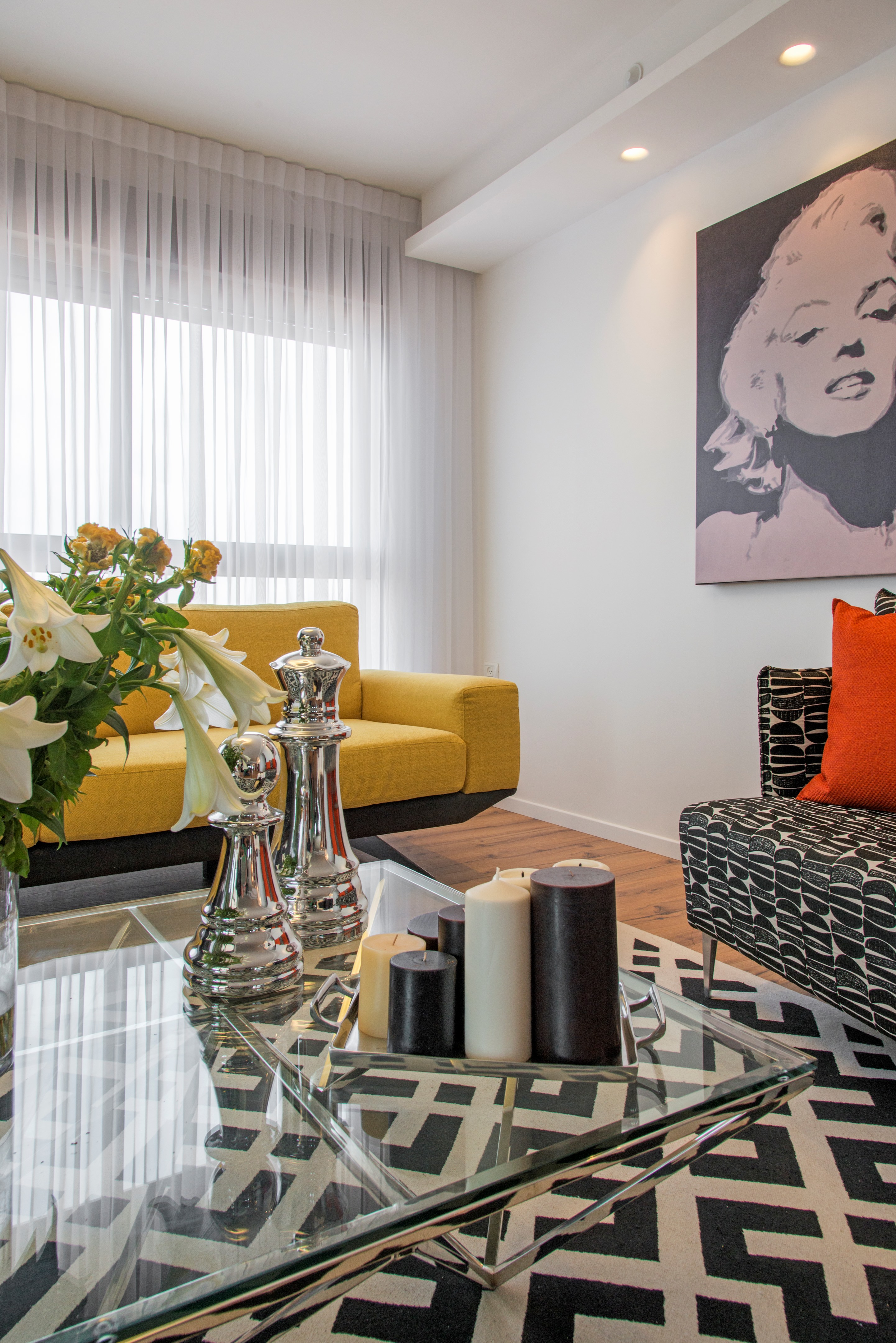 2016 年完成的 Hod Hashron 顶层公寓室内设计-25