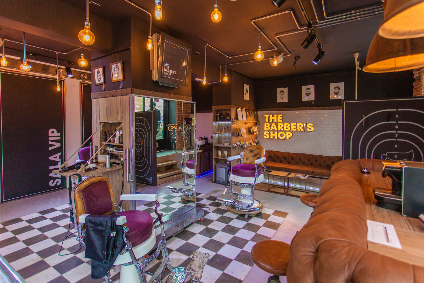 马德里男士理发店-1