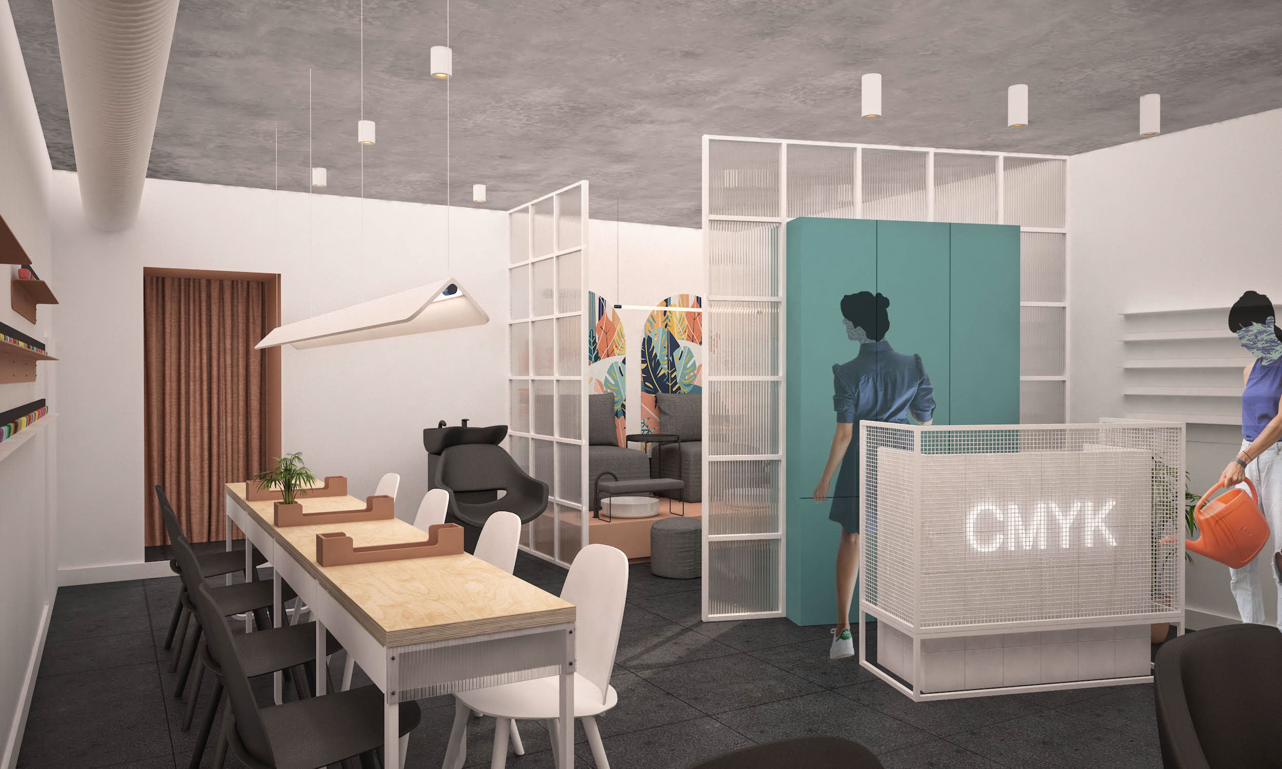 CMYK 色彩美学,打造梦幻美容院-14