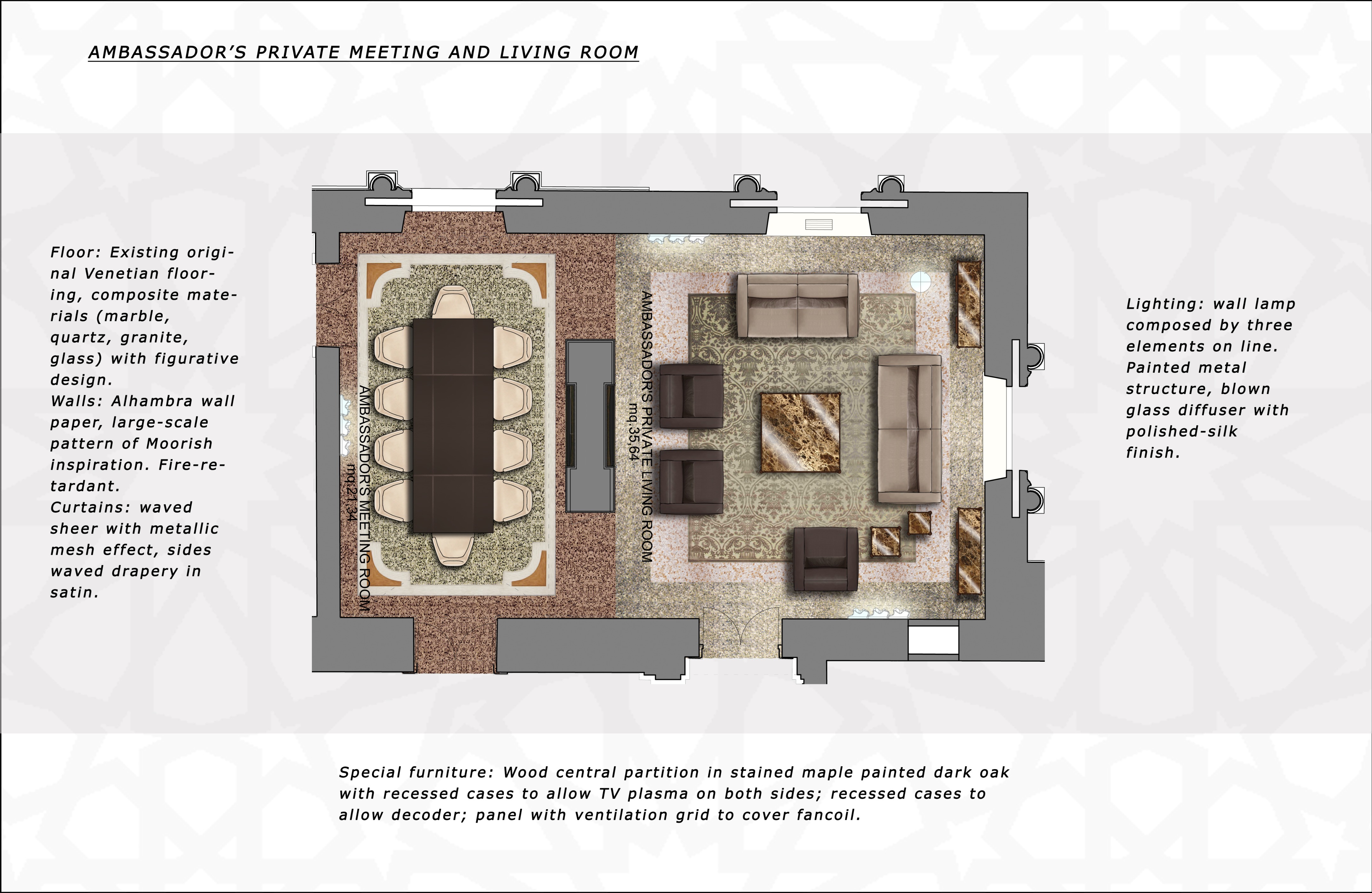 意大利罗马使馆别墅室内设计-39