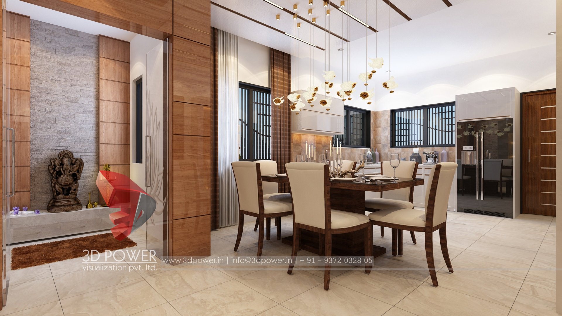 3D 室内设计案例 | 单家庭住宅的精致室内空间-8