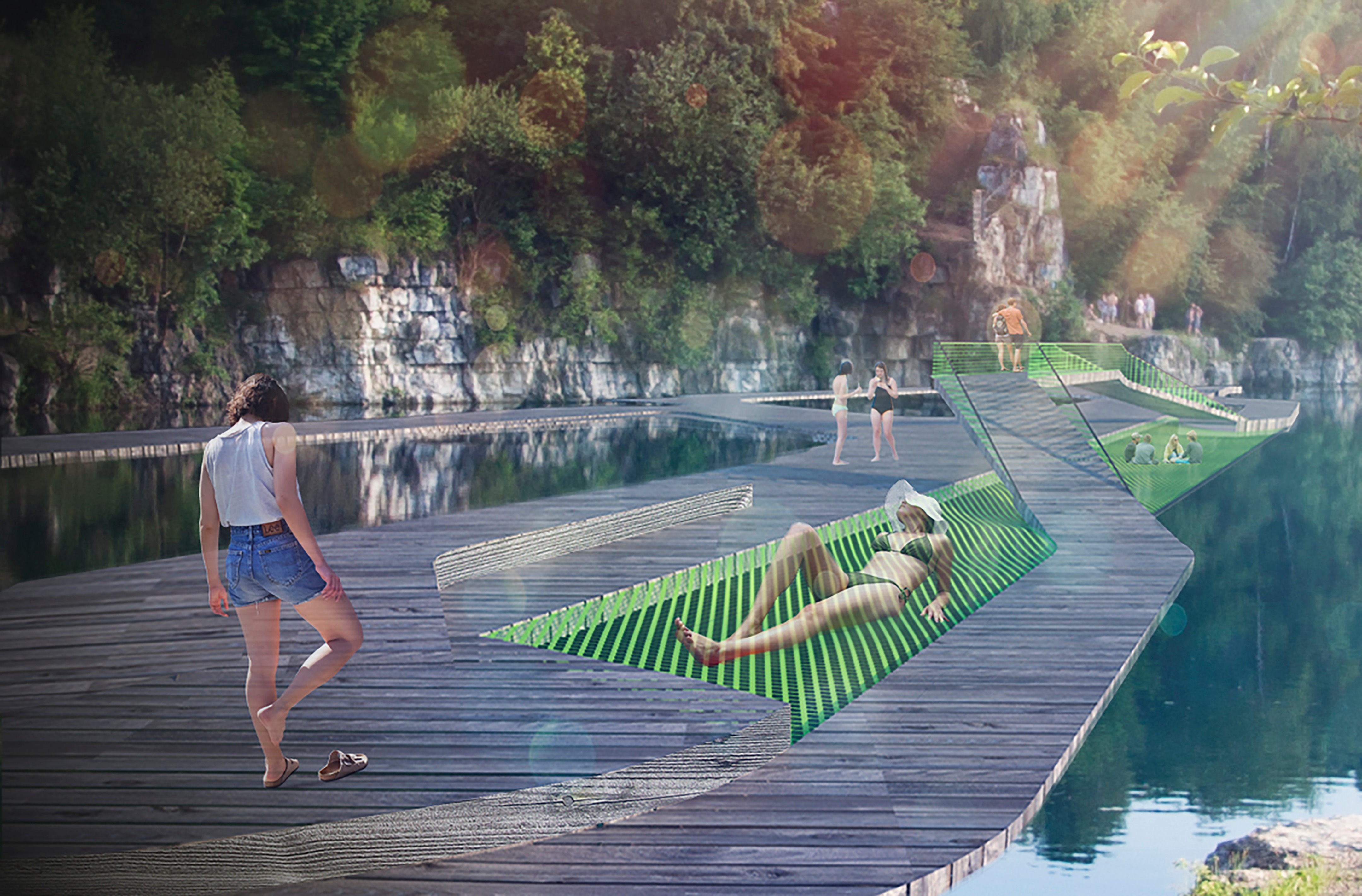 绿意盎然的城市公园-7