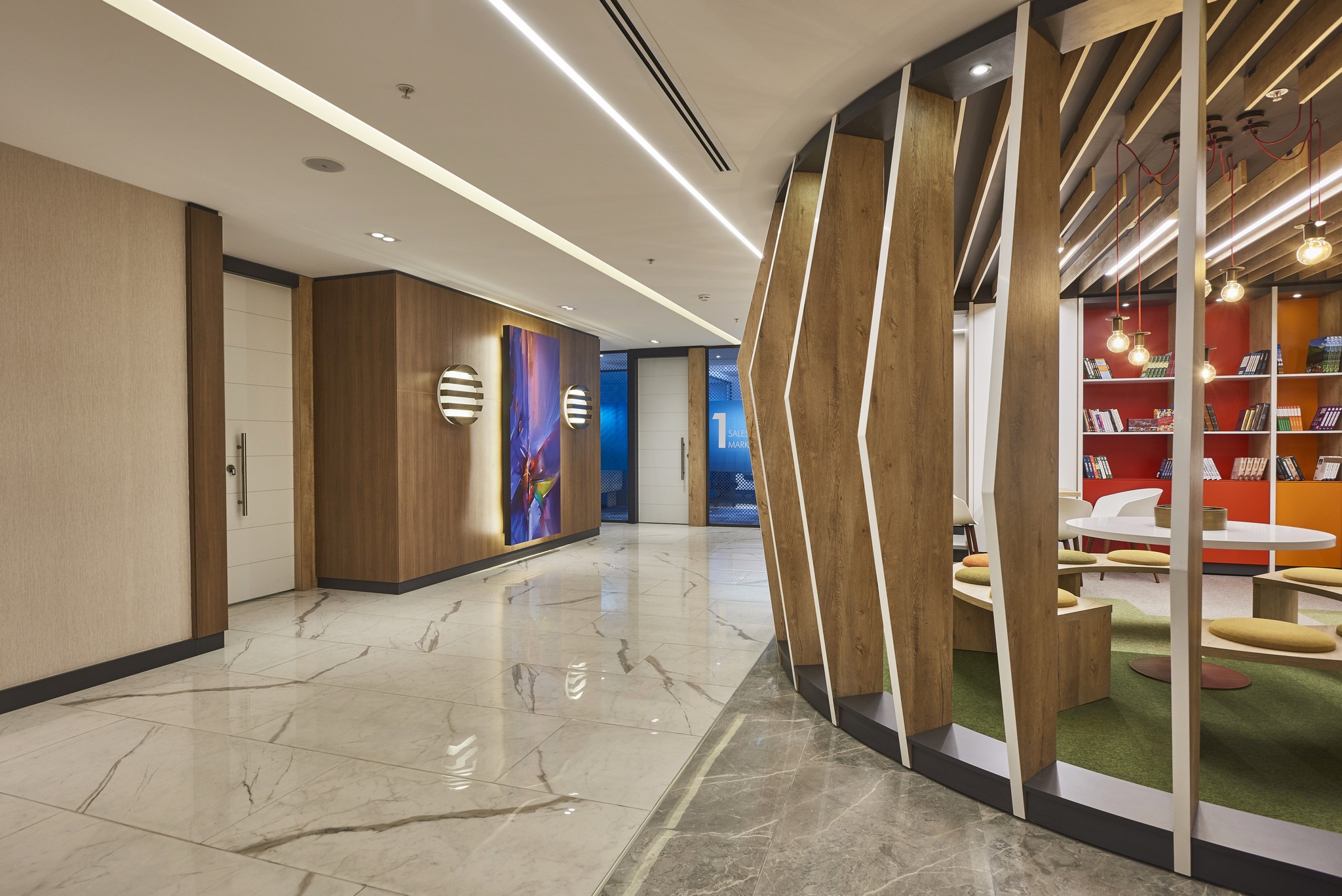 Imak Ofset 管理办公室，现代与有机的融合-7