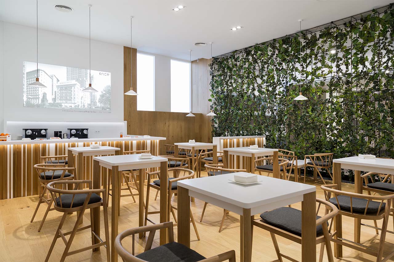 白色与自然的完美结合，眼科诊所与餐厅的现代演绎-12