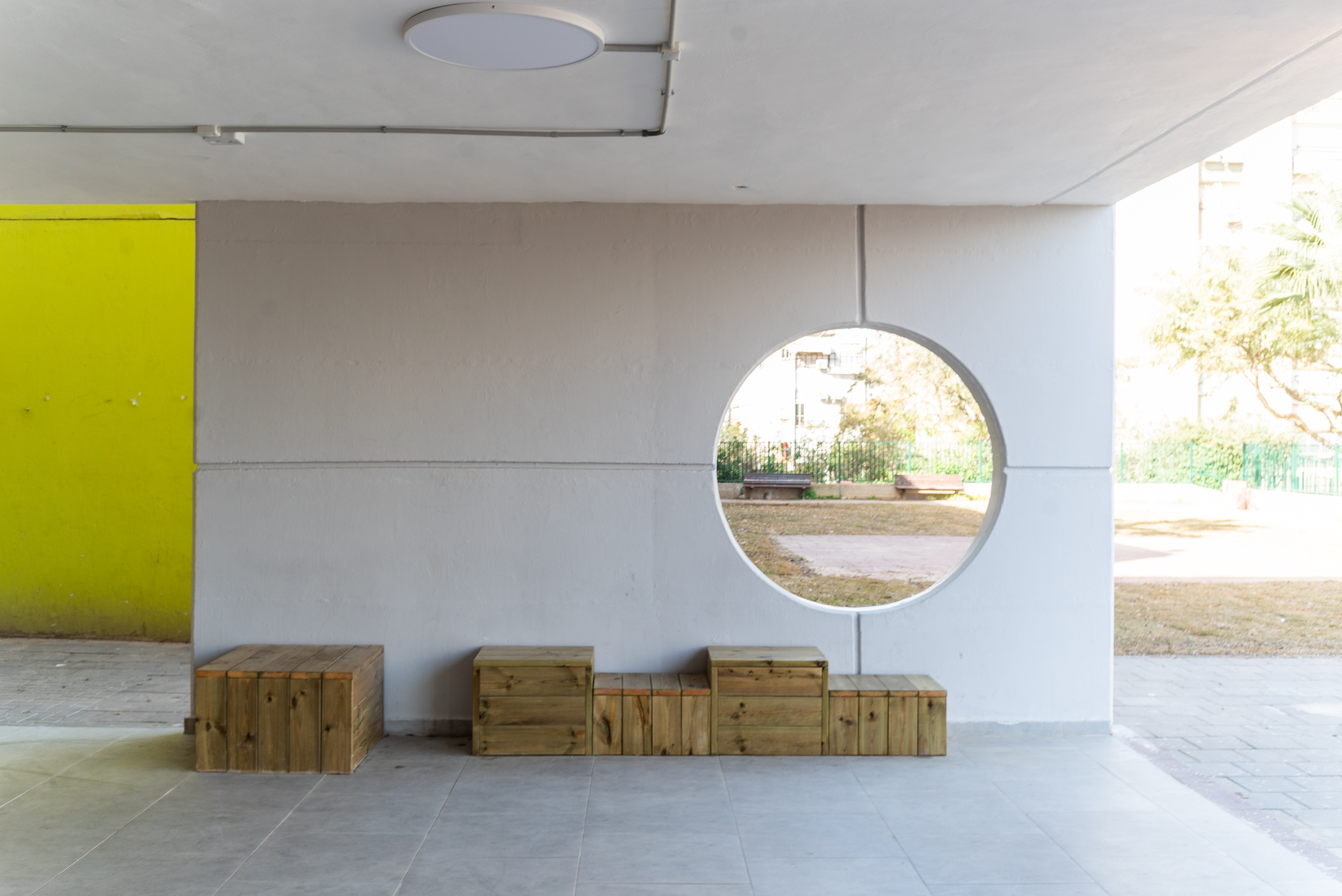 小空间，大变革——以色列巴特亚姆市沙 azar 高中入口改造-3