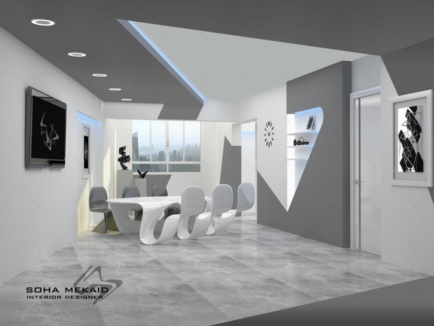 建筑工作室雕塑空间设计-3