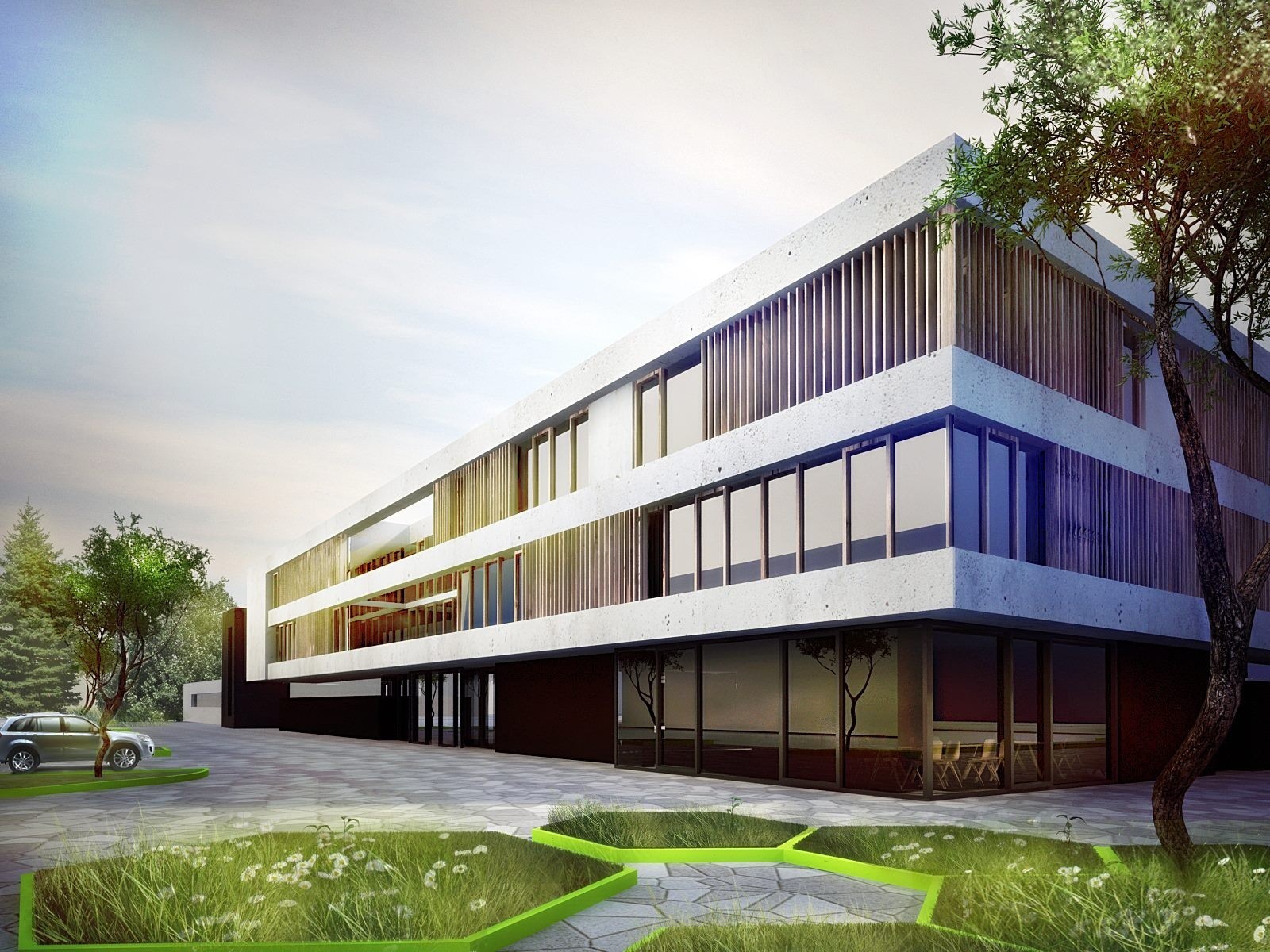 波兰 Wroclaw 幼儿园及学校室内设计-0