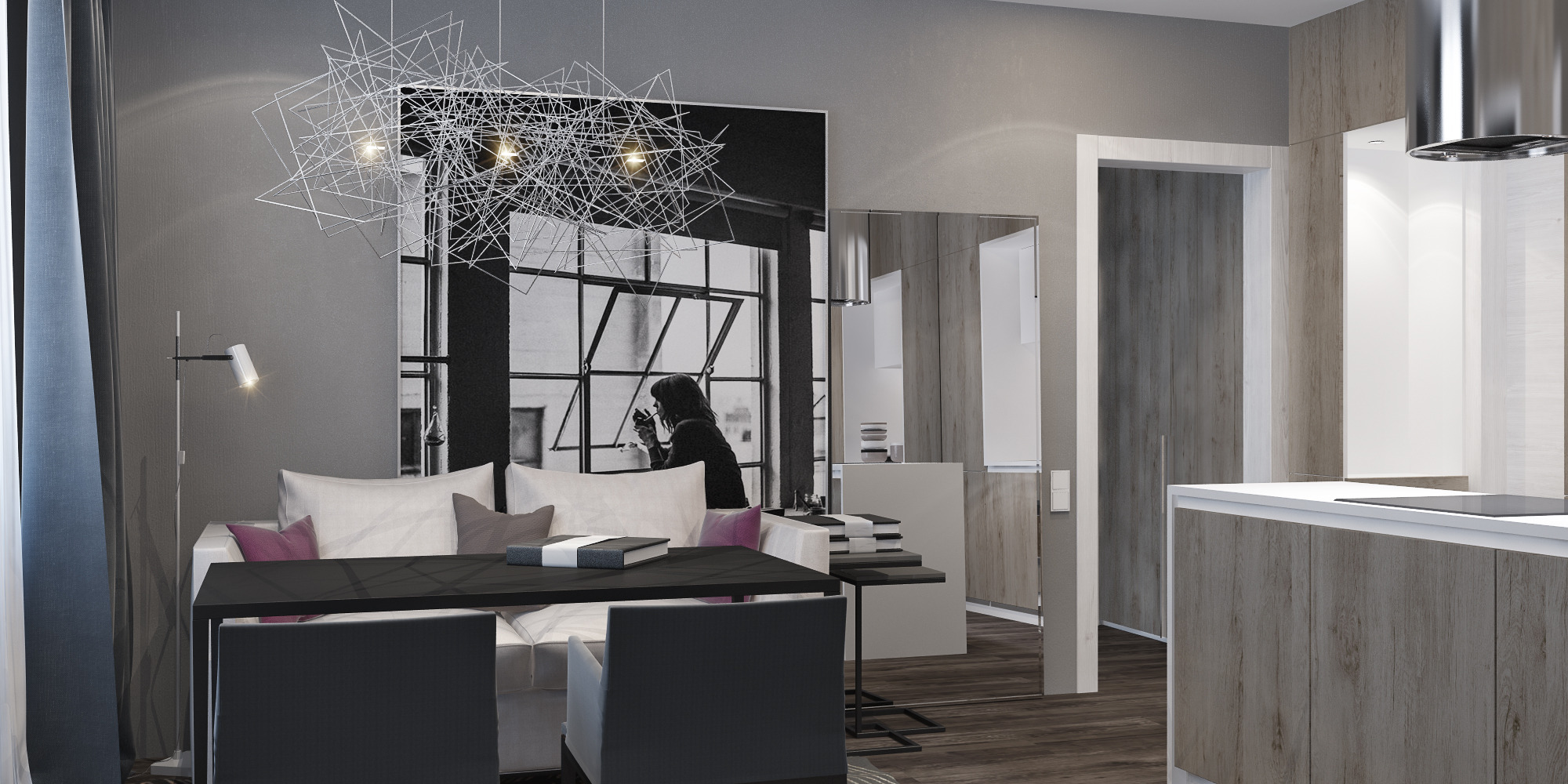 2016 年完工的 RIVER PARK 公寓室内设计-5