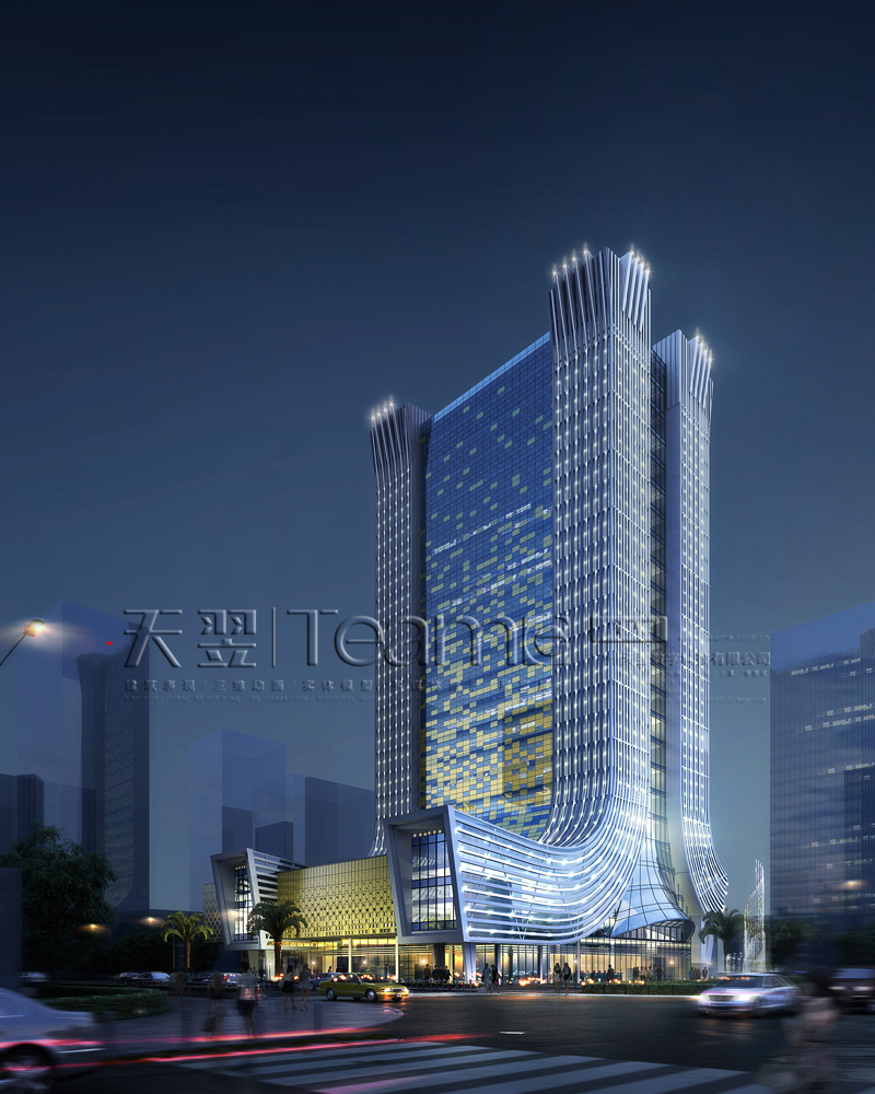 3D renderings--Office buildings-1