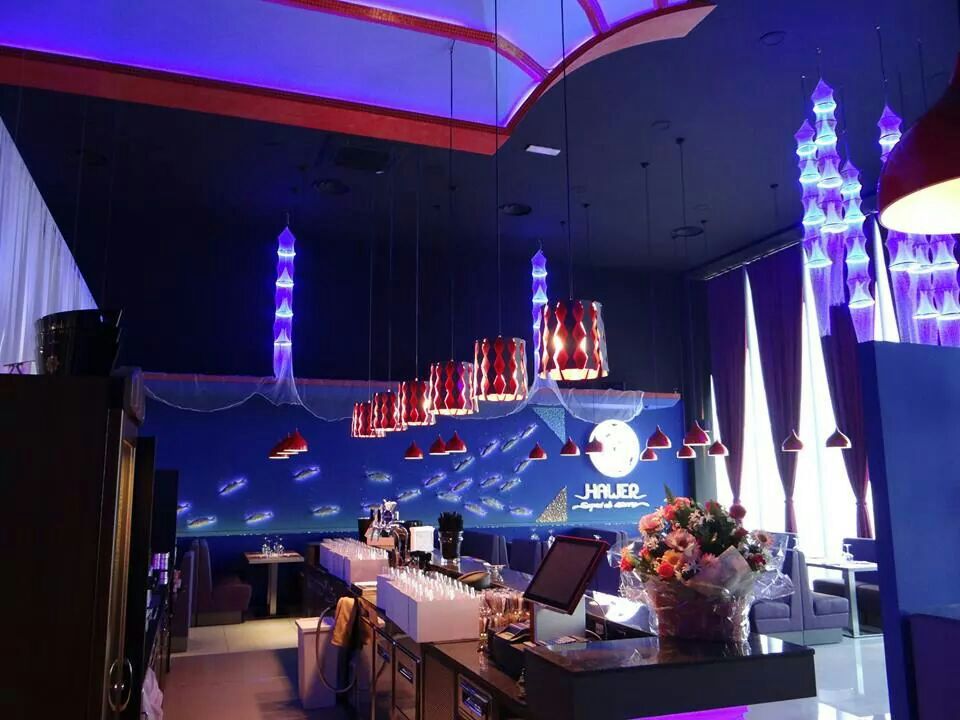 2014 年完成的 LED 照明设计餐厅案例-6