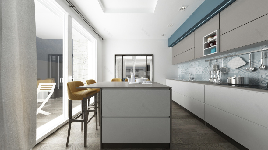 现代家庭别墅设计,室内外和谐共生-31