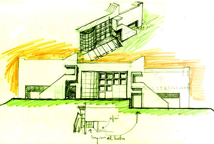 1979 年未实现的校园设计 | 30 教室与集体活动区的综合体-13