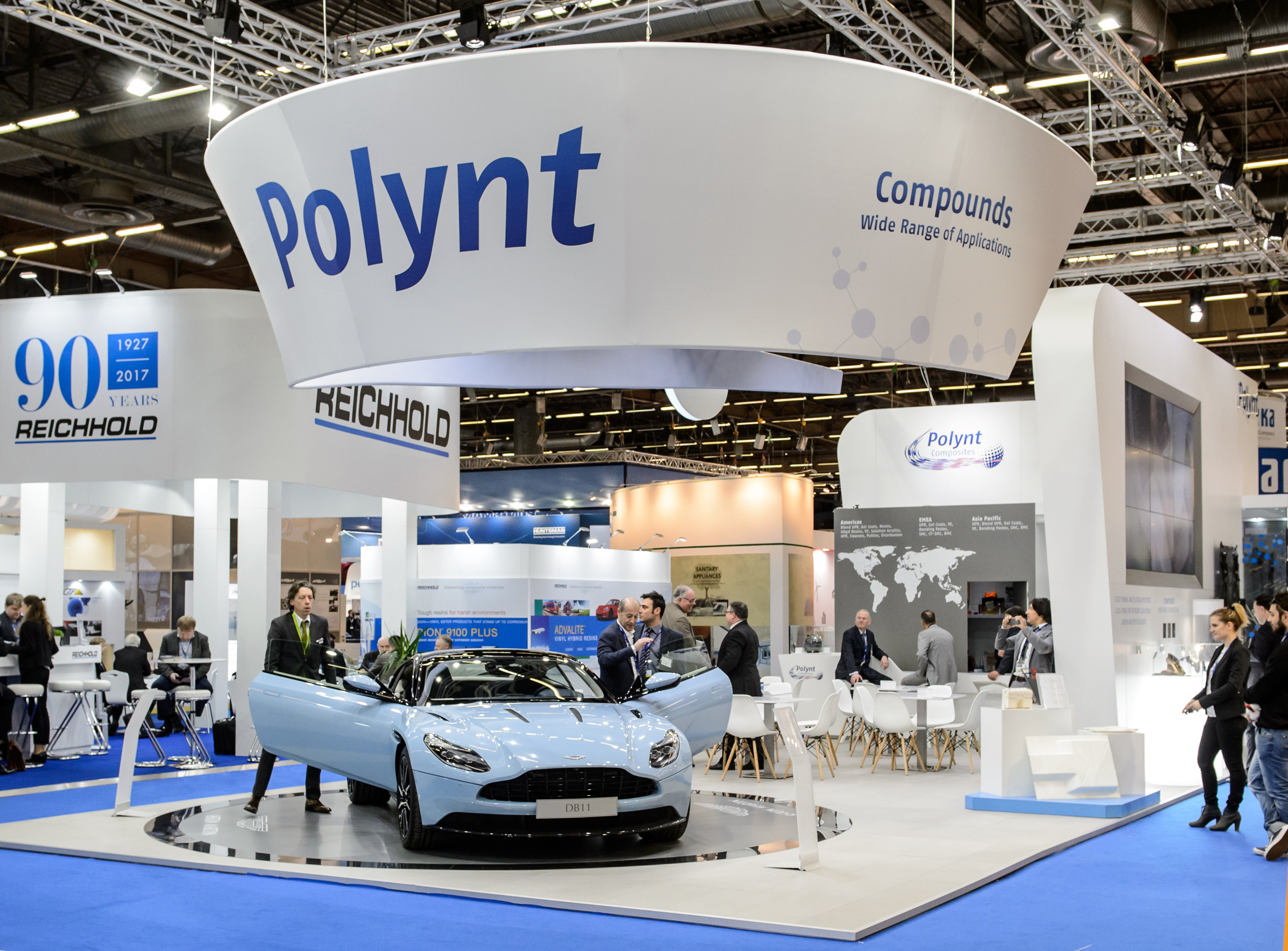 2017 年巴黎国际展览中心 Polynt 展位设计-13