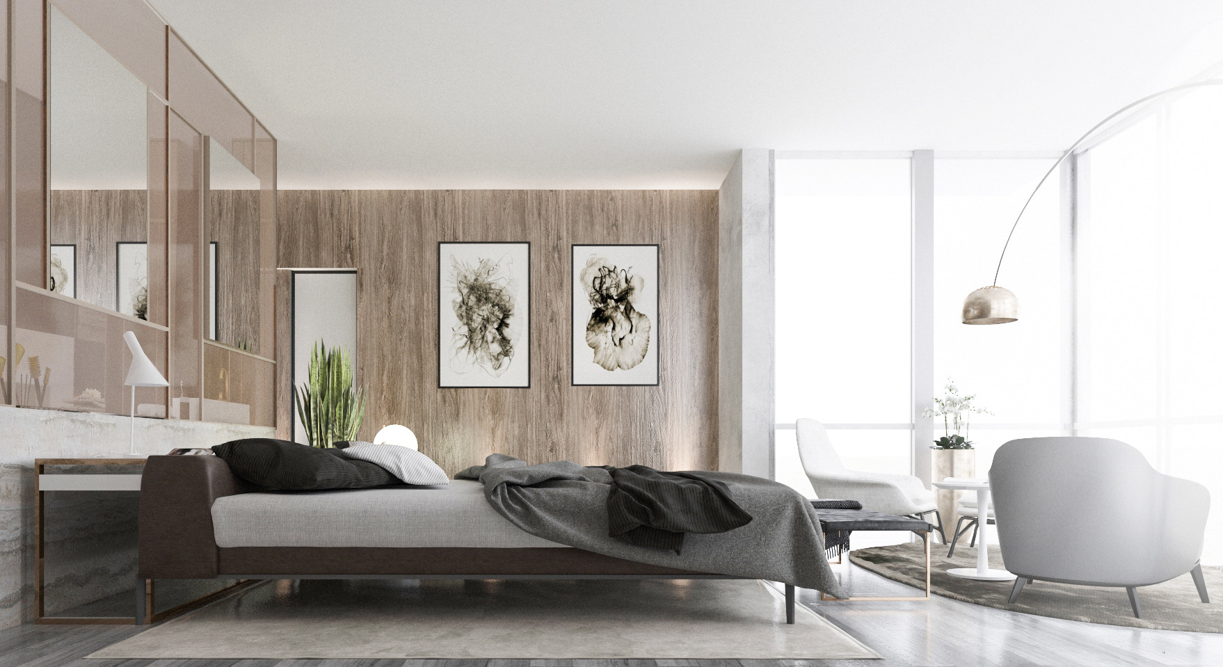 2017 年完成的迈阿密 House JK Lab 室内设计案例-5