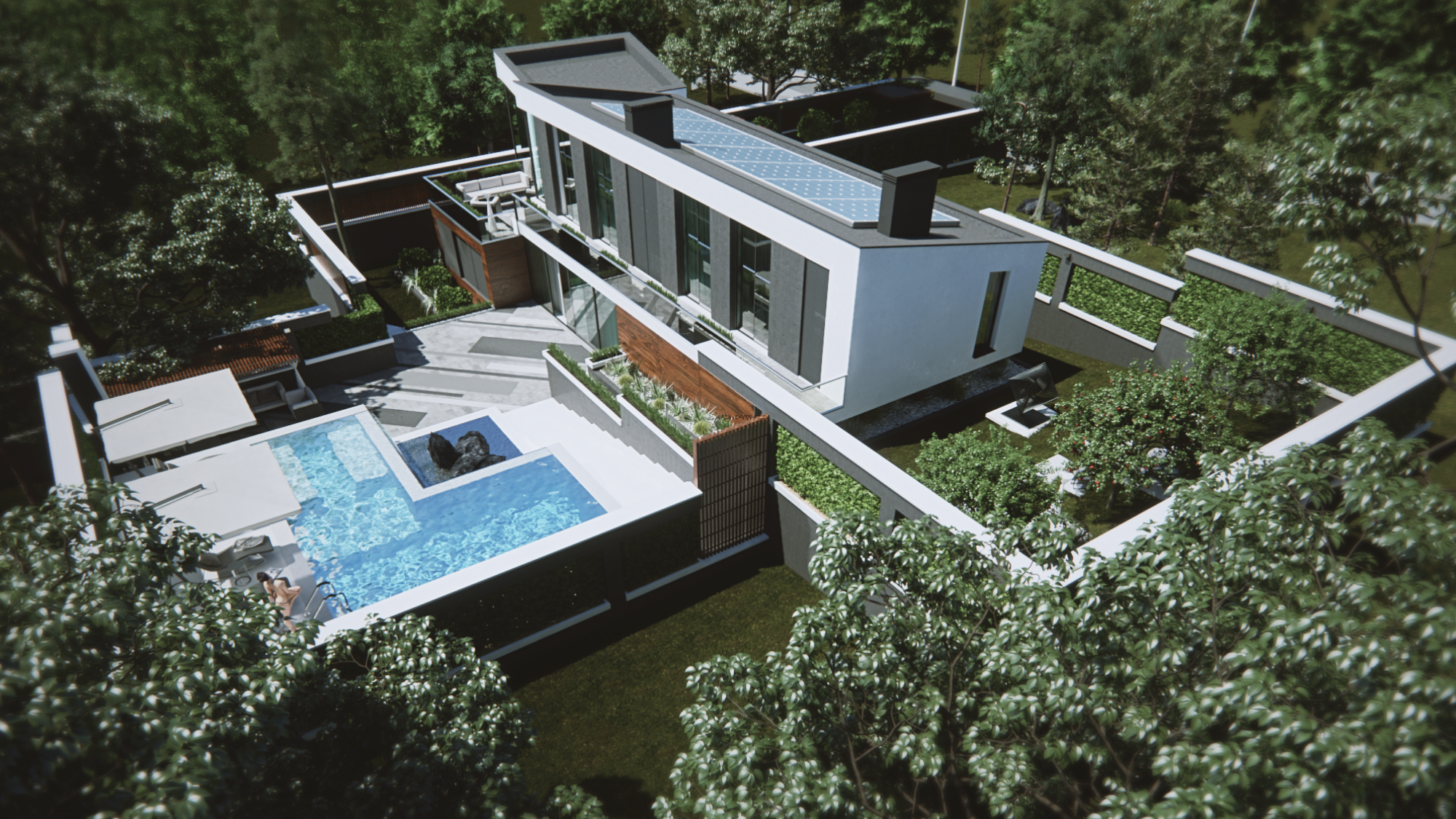 Hill House（山间豪华现代住宅）-41