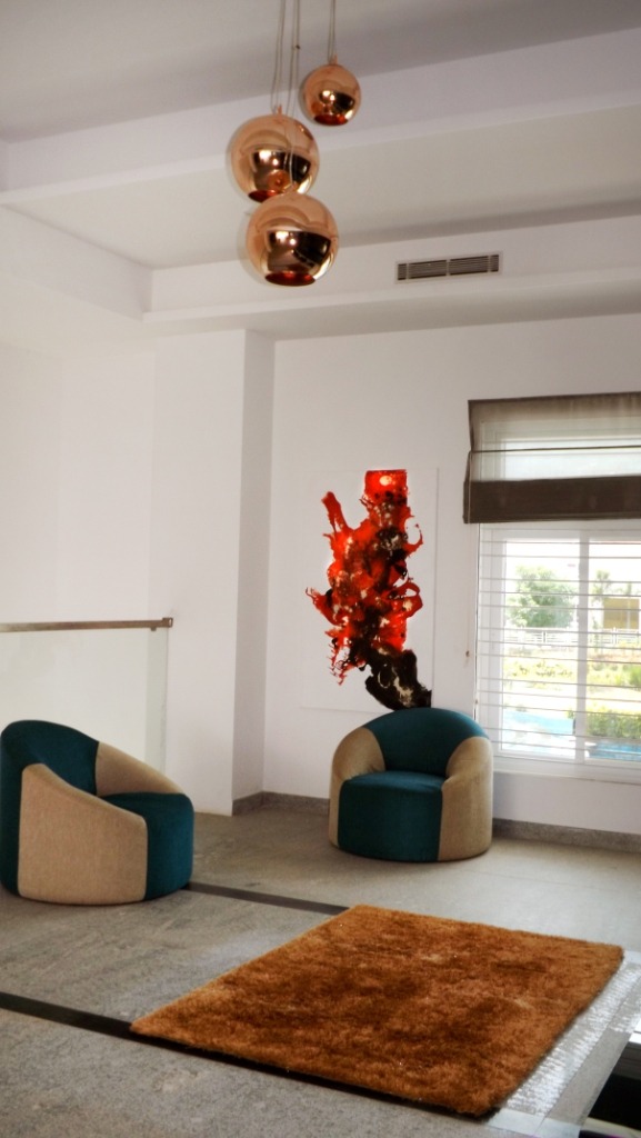 2014 年完成的 QVC Realty 俱乐部抽象流体画设计-3