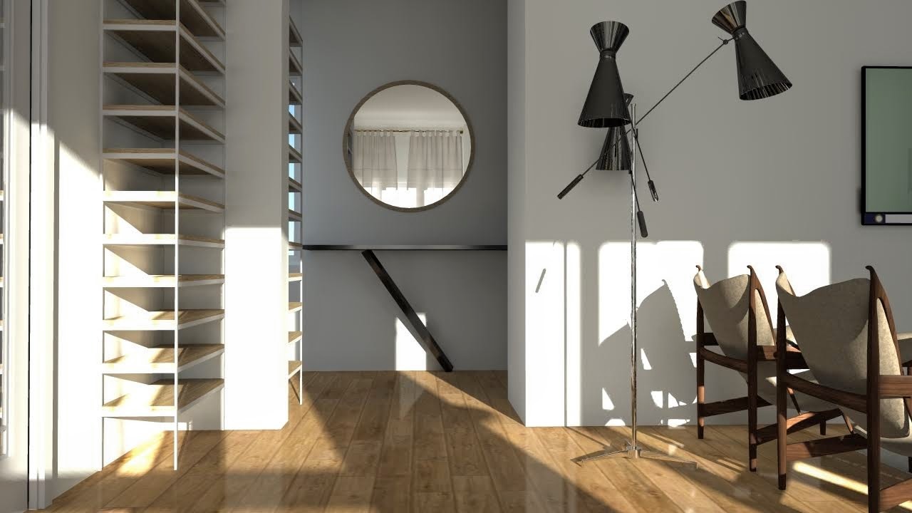 艺术装饰风白橡室内设计-6