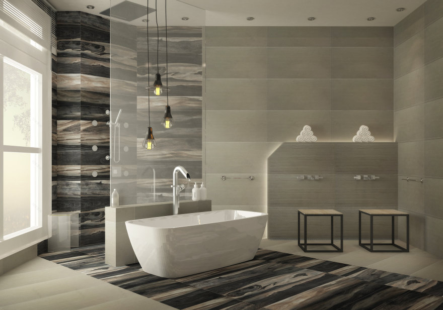 工业风主卫设计 | 开放式布局与自然光的完美融合-8