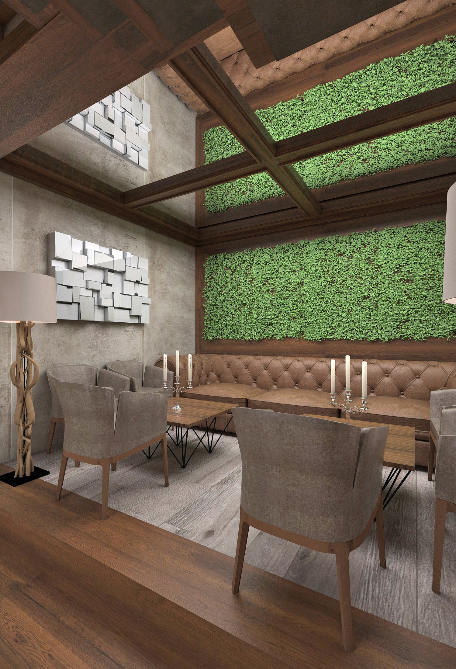 2018 年工业风酒吧设计-10