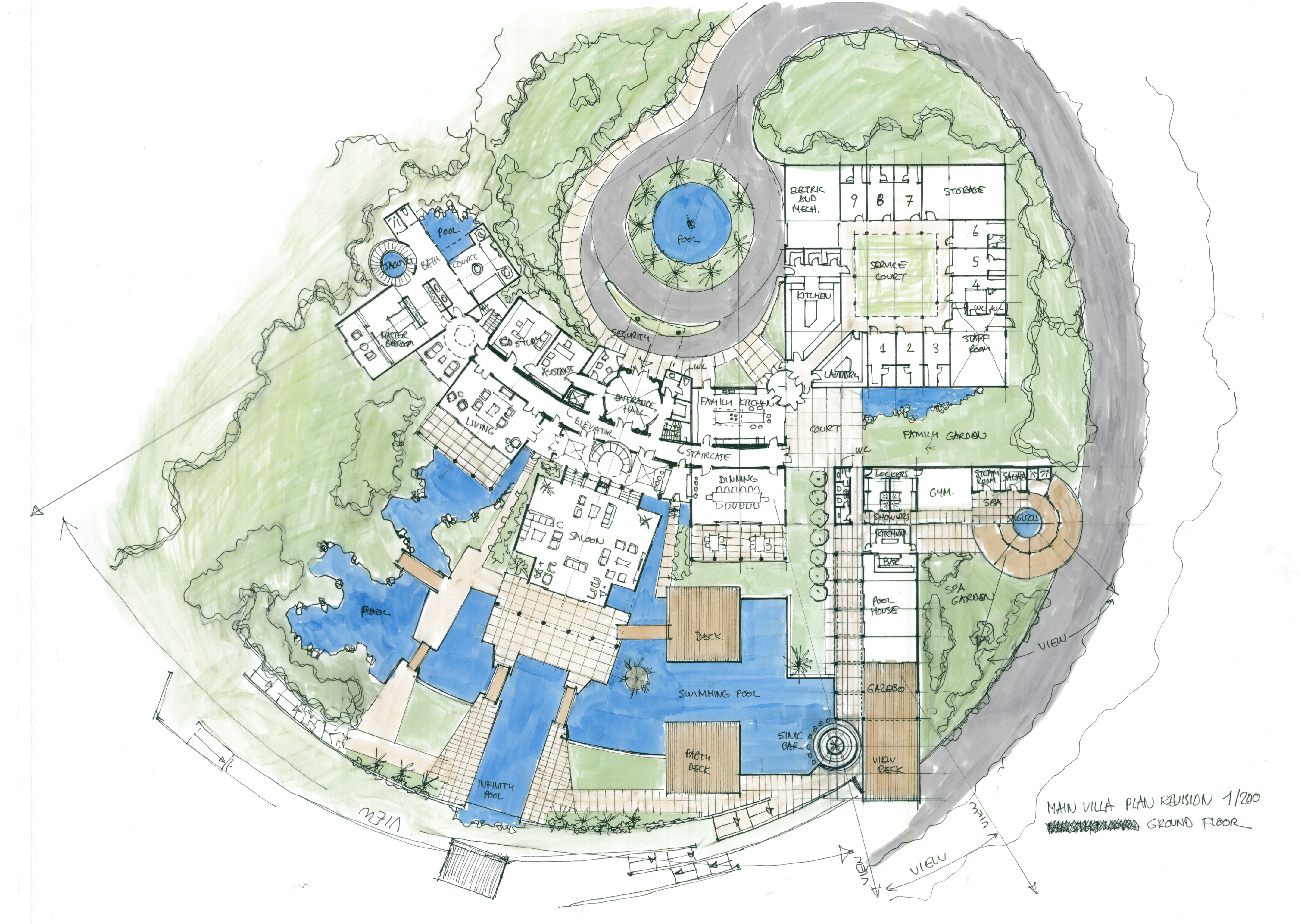未实现的土耳其巴特鲁姆豪华私人庄园设计-2