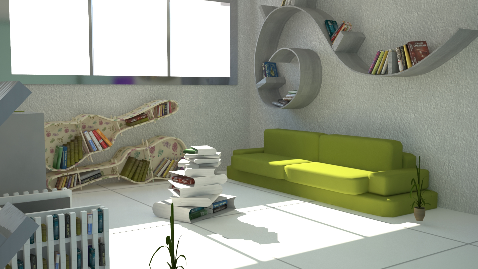 3d library Design-15