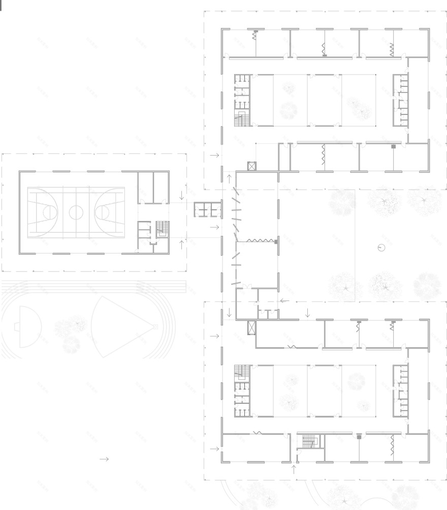 北帕勒莫全面教育校园设计-4