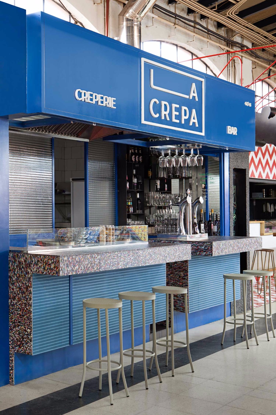 马德里蓝色 La Crepa 酒吧-10