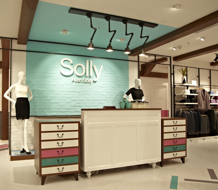 Restore设计的印度Solly Allen Solly阁楼风格女装专卖店-10