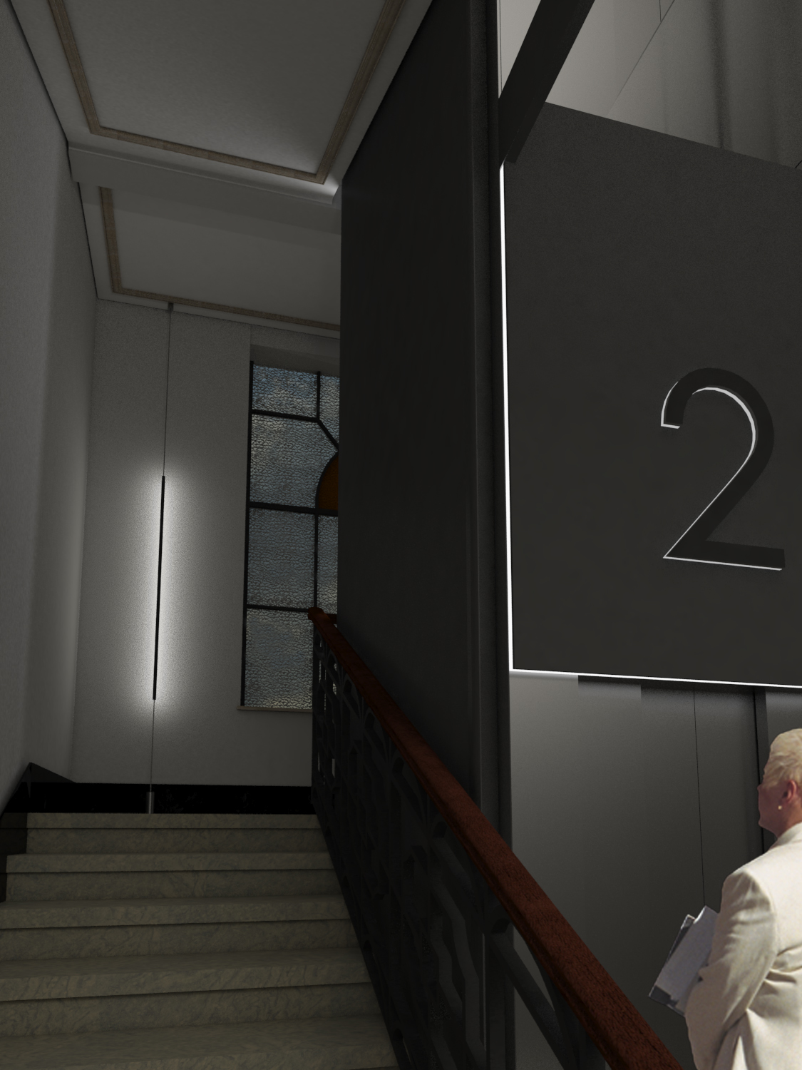 翻新历史建筑，点亮空间价值——意大利 Via Cavour 入口大厅改造-4