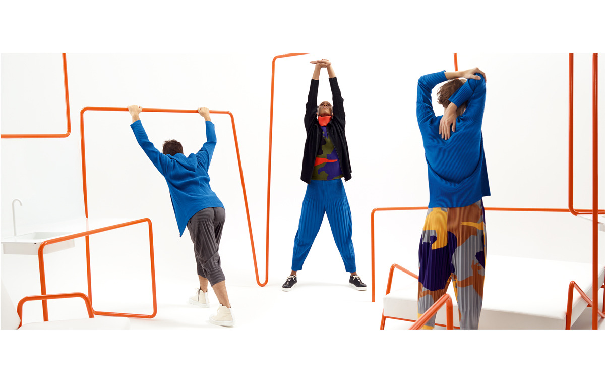 线之韵 · 三宅一生男士褶皱系列展-0