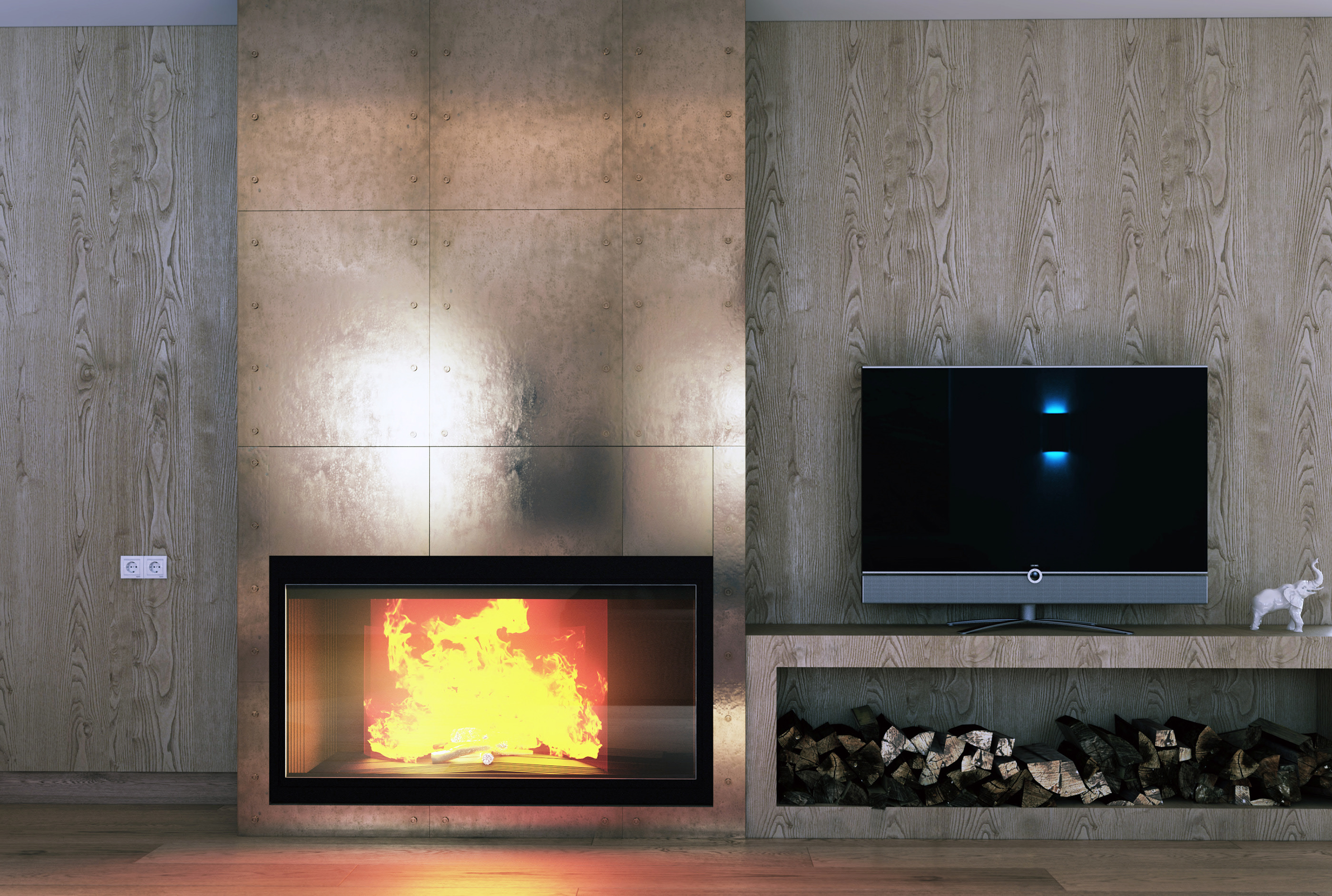 Visualization of a country house-2