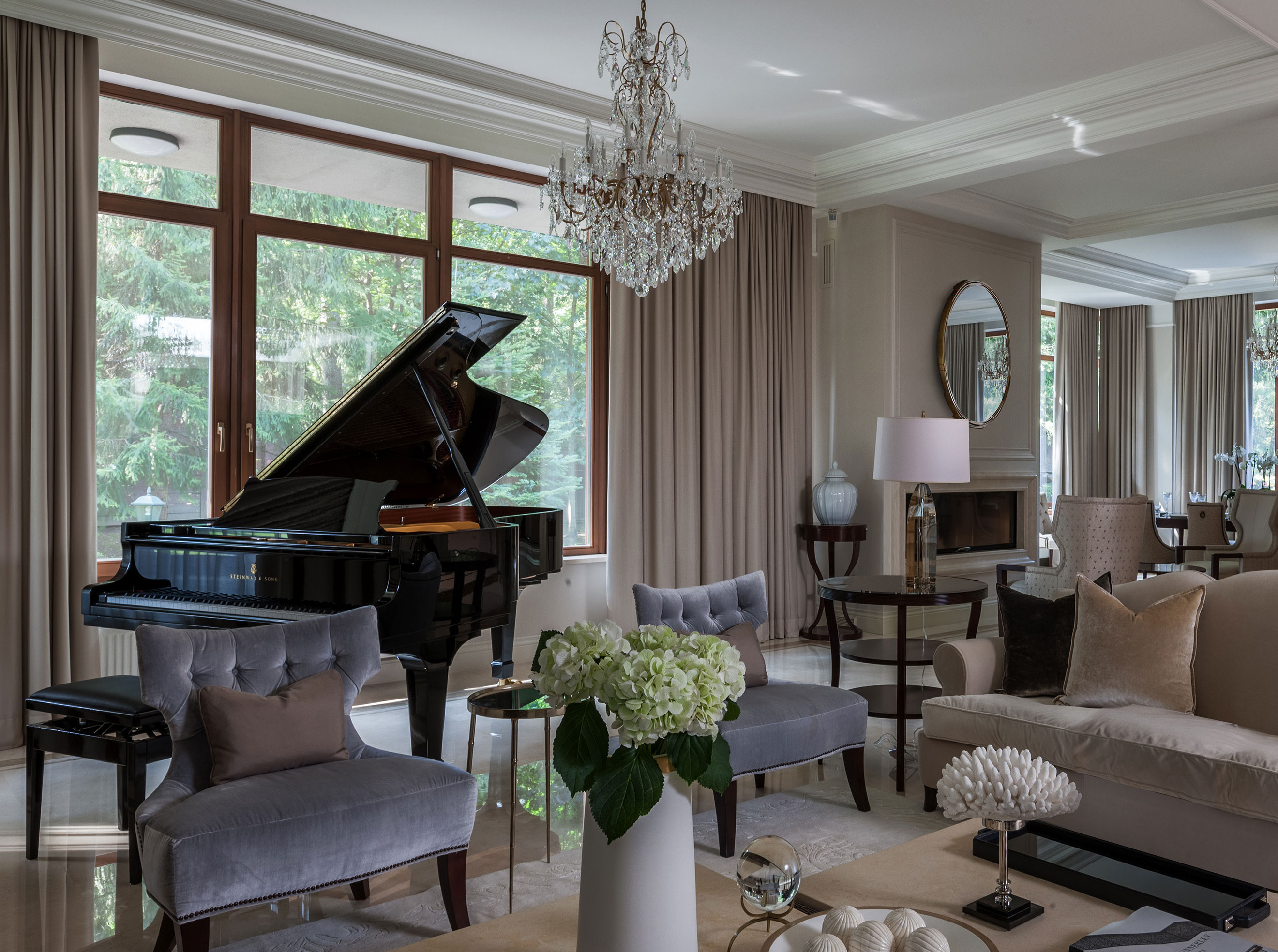 莫斯科美国经典乡村别墅设计-3