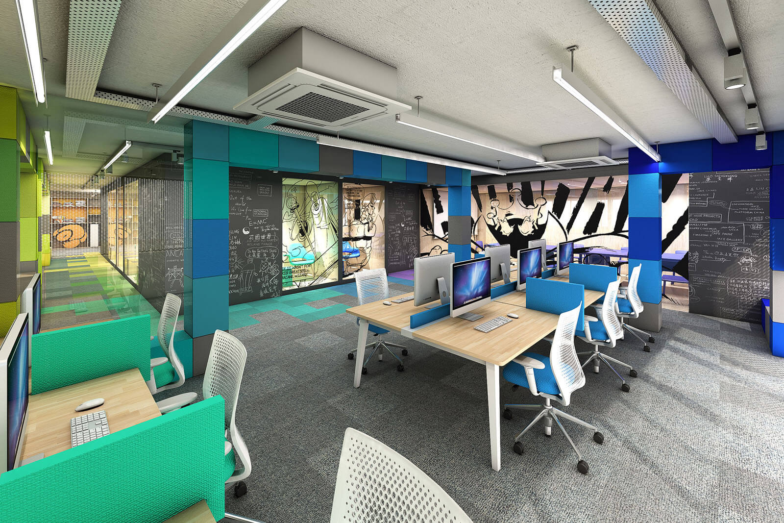 铁皮游戏总部办公空间设计-56