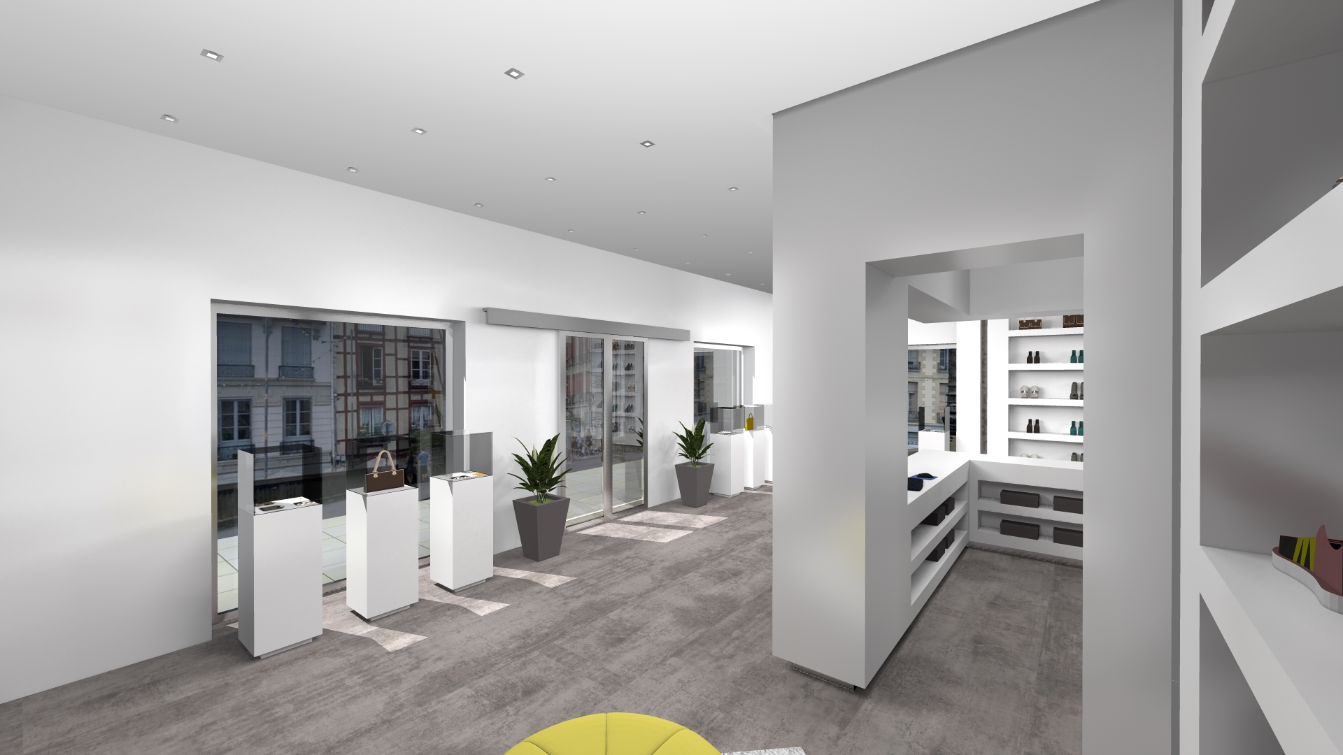 定制鞋店的室内设计魅力（Render · Interior Design）-7