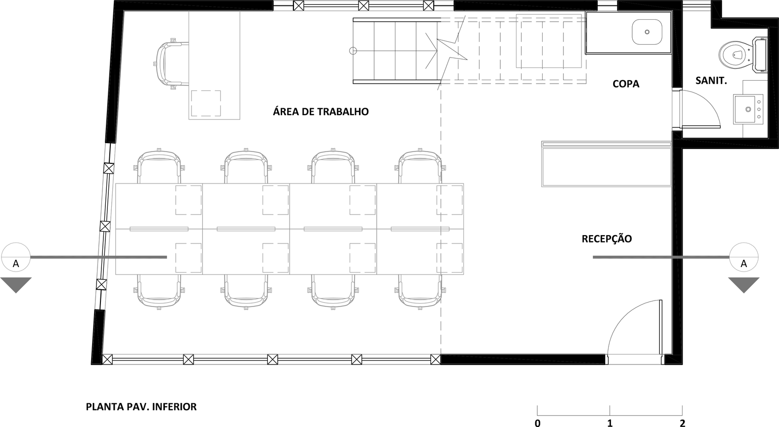 巴西圣保罗 Live Biz 工作室翻新设计-38