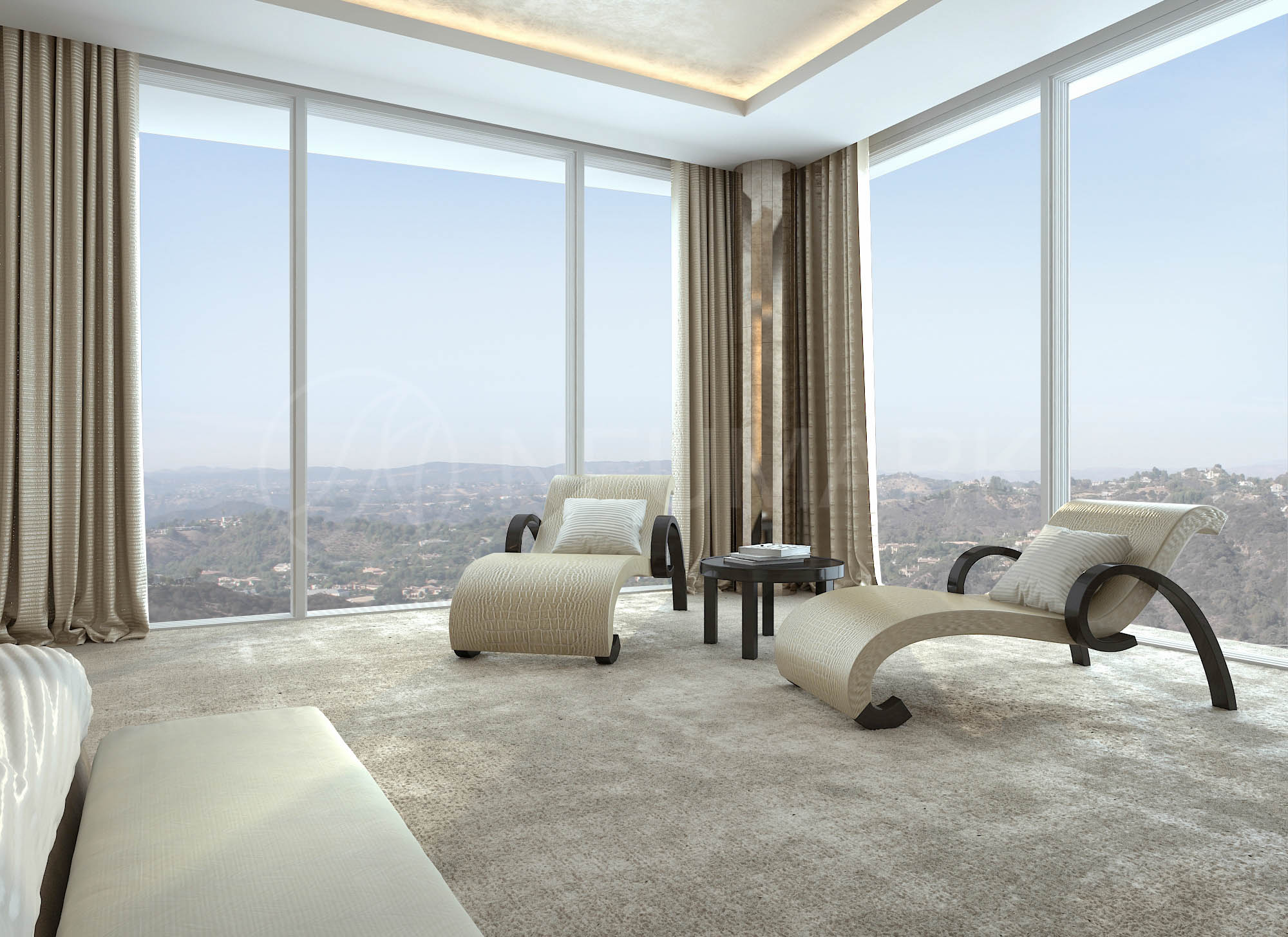 "云端之上 | 贝弗利山巅豪华私人住宅"-14