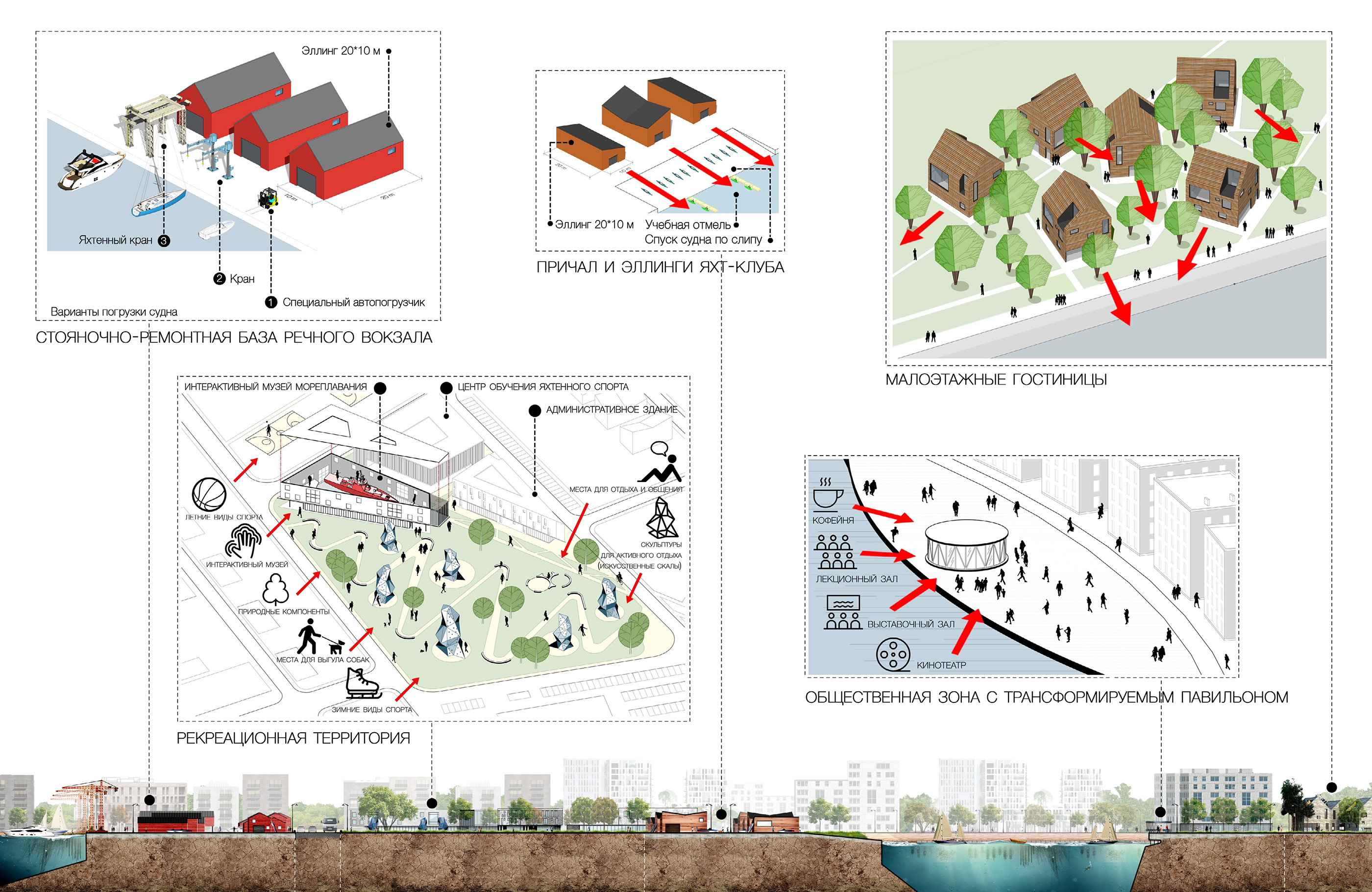 Спортивно-развлекательный комплекс с речным вокзалом-14