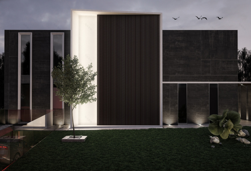 绿意盎然的家庭别墅,室内外无缝对接-11